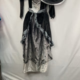 Size 8-10: Morph Costumes Black/Silver Witch 2pc Costume