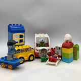 1 Gallon Bag Of Assorted Duplos- Vehicles