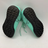 Size 11: Puma Teal Lace-Up Cleats