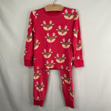 Size 5: Next Red Reindeer 2pc Pjs