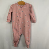 Size 9m: Miles The Label Pink 1pc Pjs
