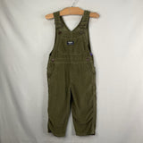 Size 2: OshKosh Green Corduroy Overalls