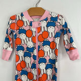 Size 3-6m (60): Hanna Andersson Pink/Multi Miffy 1pc Zip-Up PJs