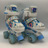 Size 11: Ratiky Blue/White Roller Skates