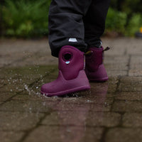 Size 4Y: Jan & Jul WILDBERRY Toasty-Dry Lite Winter Rain Boots NEW