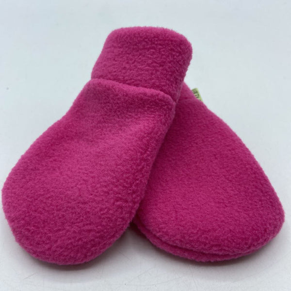 Size Infant 0-12m: Lofty Poppy Locally Made PINK Fleece Mitts - NEW