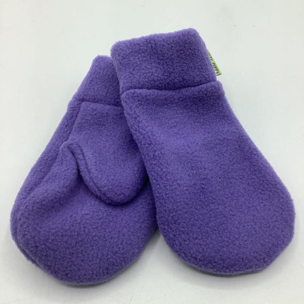 Size Toddler (1-3T): Lofty Poppy Locally Made LAVENDER Fleece Mittens - NEW