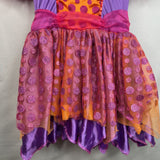 Size10-12: Boo! 1pc Pink/Orange/Purple Monster Costume Dress