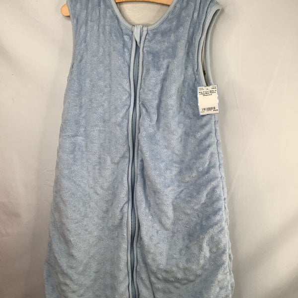 Size 2-3 (L): Baby in a Bag Blue Fleece Sleepsack