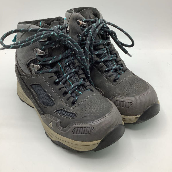 Size 1Y: Vasque Waterproof Grey Lace Up Outdoor Boots