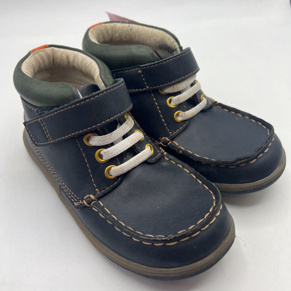 Size 12: See Kai Run Blue/Green/Orange Velcro Strap Shoes