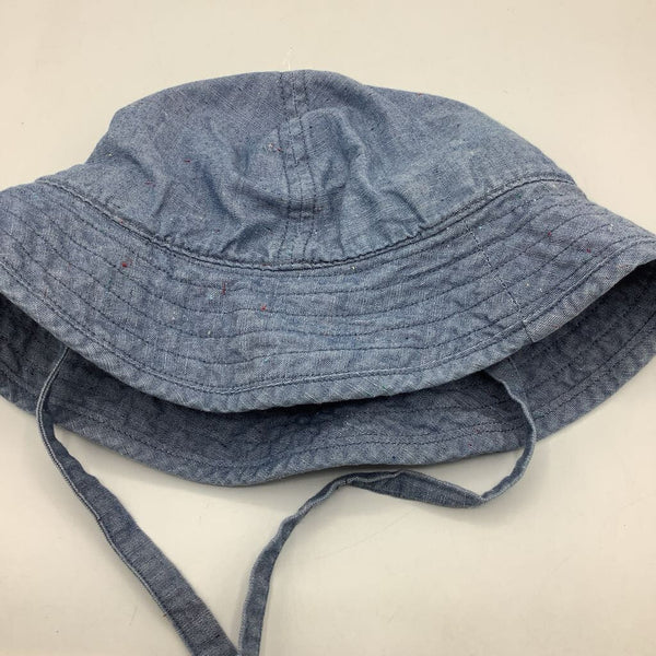 Size S: Hanna Andersson Blue Chambray Sun Hat