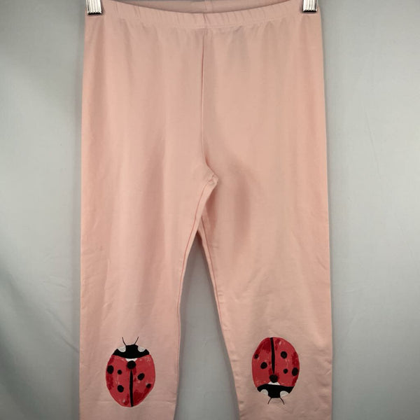 Size 10: Tea Pink/Red Ladybug Leggings