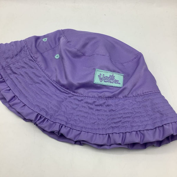 Size OS: UV Skinz Purple/Colorful Flowers Reversible Sun Hat