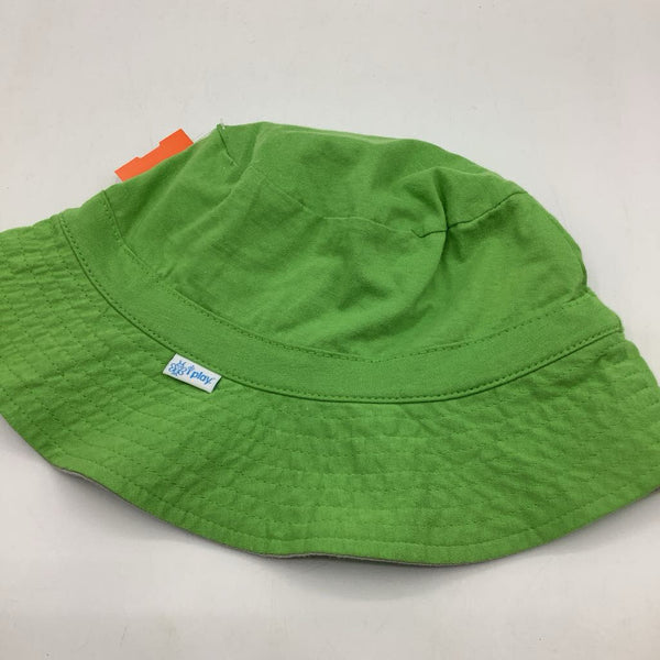 Size 2-4: iplay Green/Grey Reversible Sun Hat