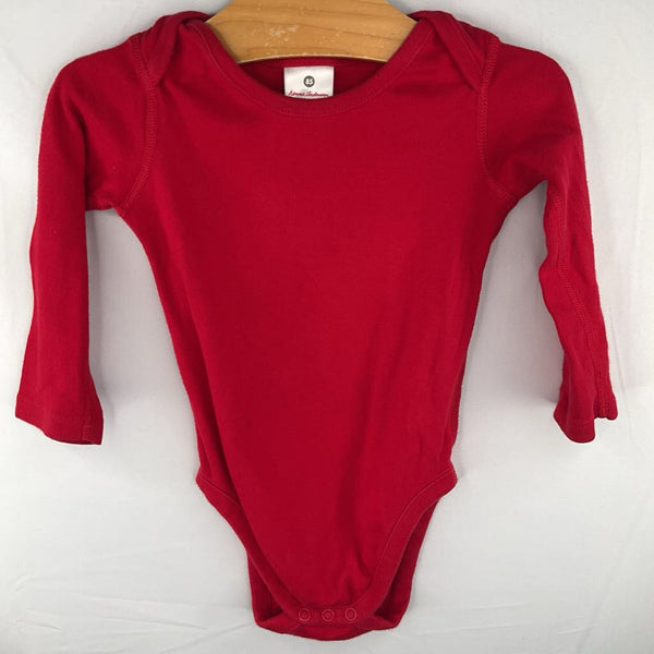 Size 2 (85): Hanna Andersson Red Long Sleeve Onesie